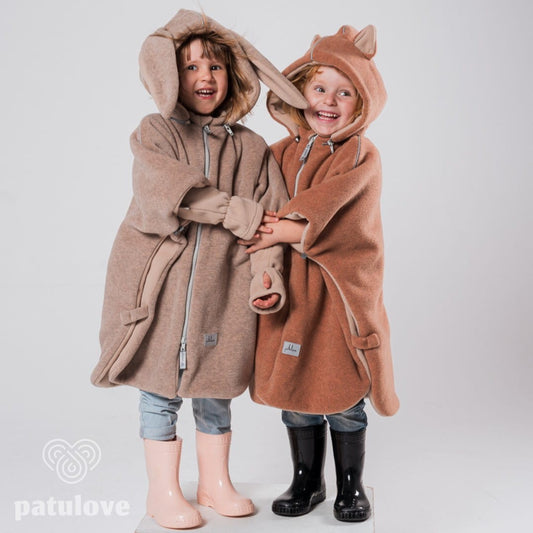 Car Poncho For Kids - Fox
