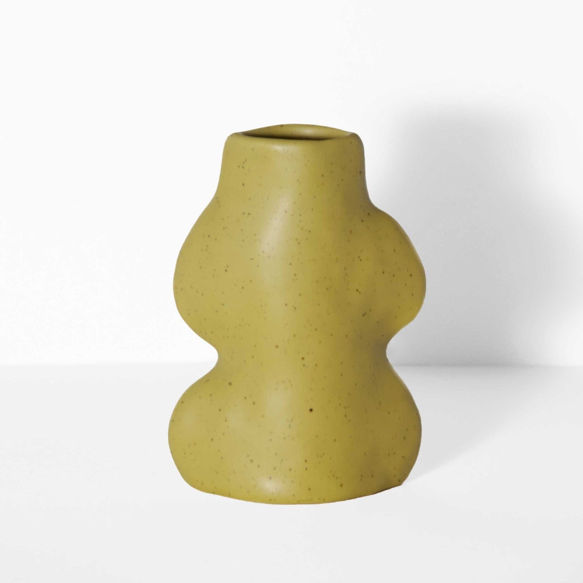 Fluxo Ceramic Vase Small - Pistachio