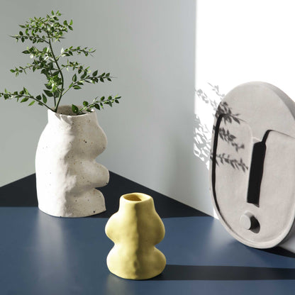 Fluxo Ceramic Vase Small - Pistachio