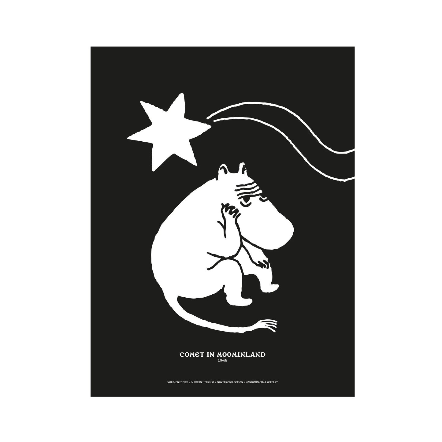Moomintroll Novels Poster, 50x70 cm