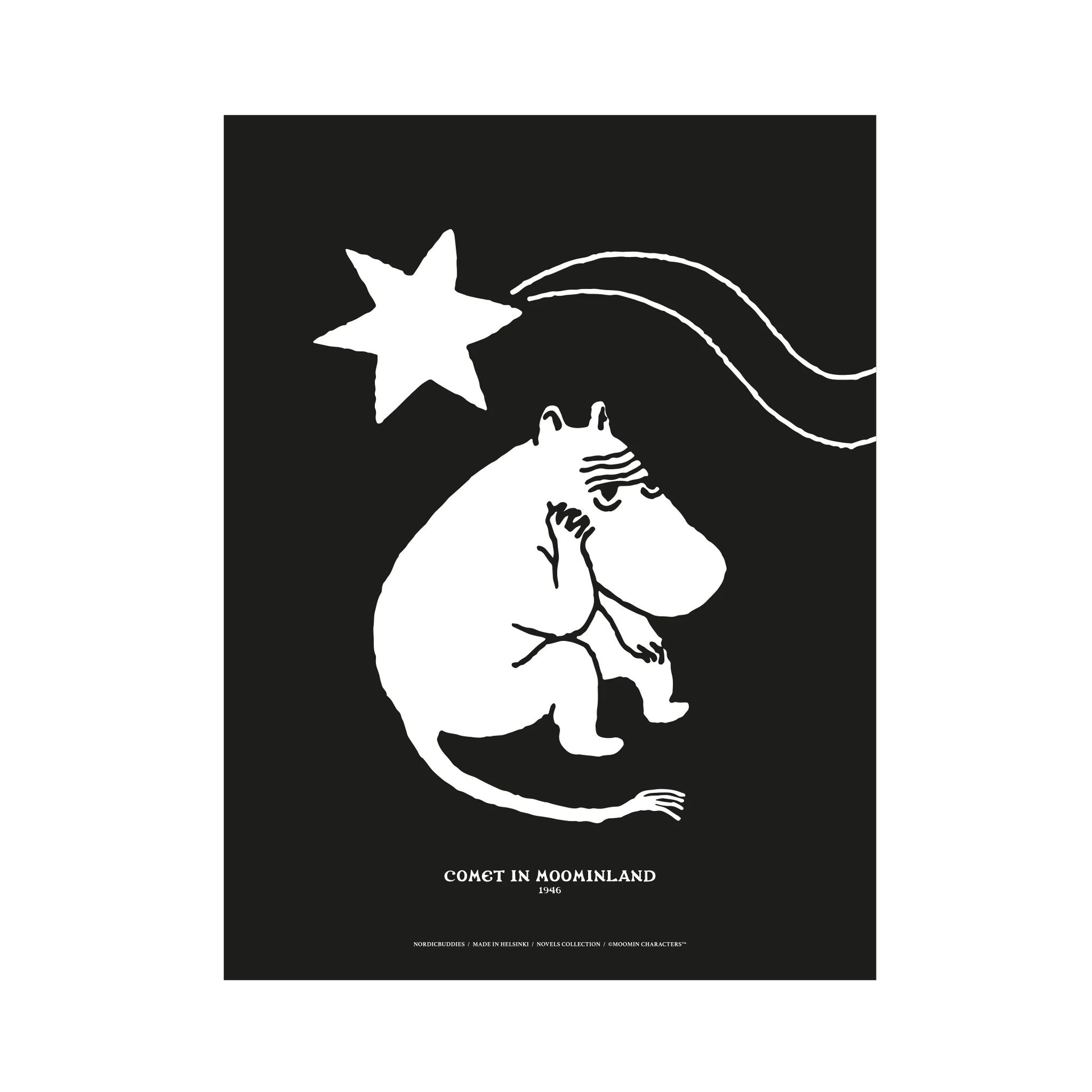 Moomintroll Novels Poster, 50x70 cm