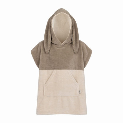 Surfbunny Kids Bath Poncho - Latte