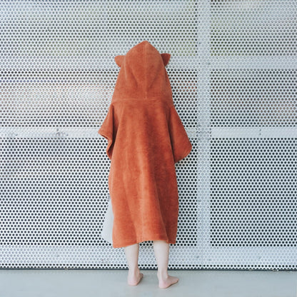Surffoxy Kids Bath Poncho - Orange